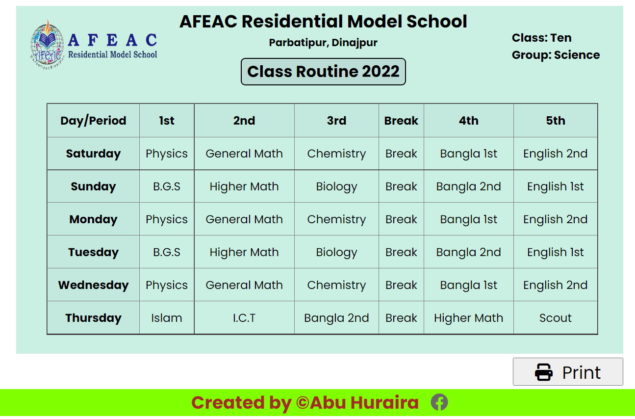 Admit Card